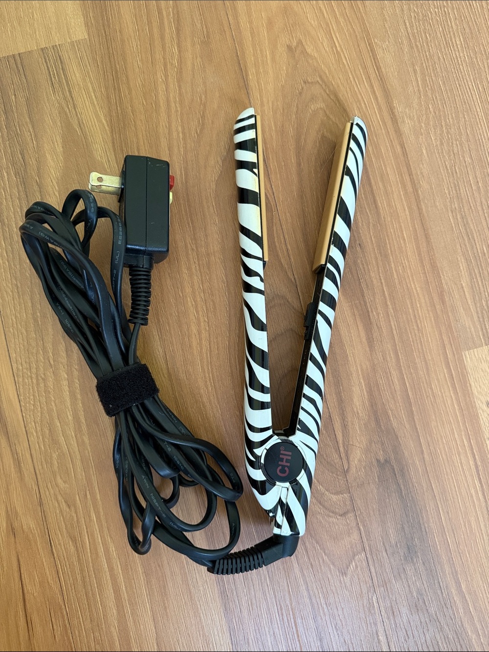 Chi Zebra Mini Flat Iron - White/Black